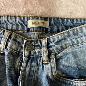 Mebon Women's Blue Flare & Wide Leg Jeans